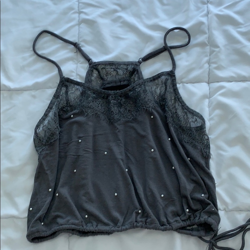 Mustard Seed Grey Top